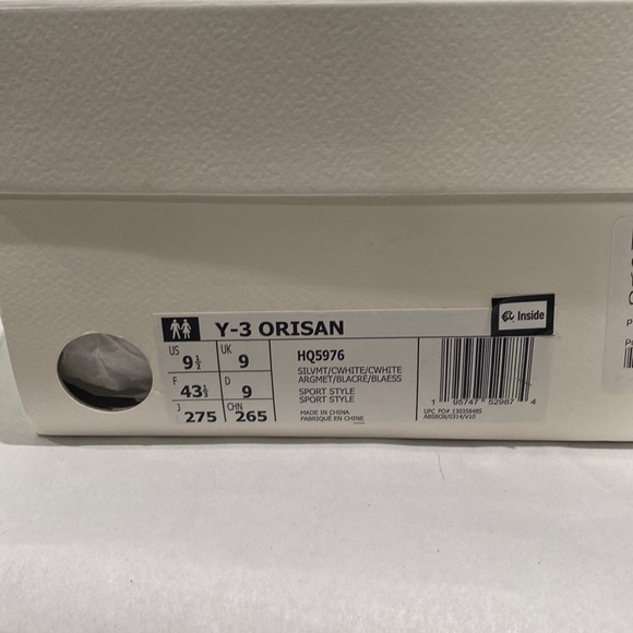 Y-3 YOHJI YAMAMOTO
‘ORISAN’ SNEAKERS 9.5 - Picture 3 of 10